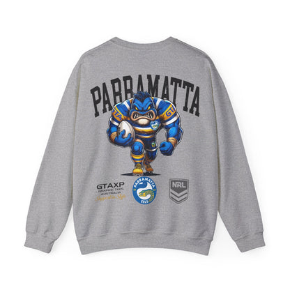 Parramatta Eels Sparky Jumper Printify Graphic T-Shirt Australia -  Cool Graphic T-Shirts Online - 