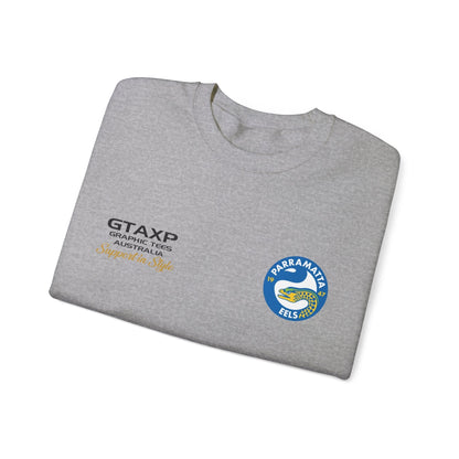 Parramatta Eels Sparky Jumper Printify Graphic T-Shirt Australia -  Cool Graphic T-Shirts Online - 