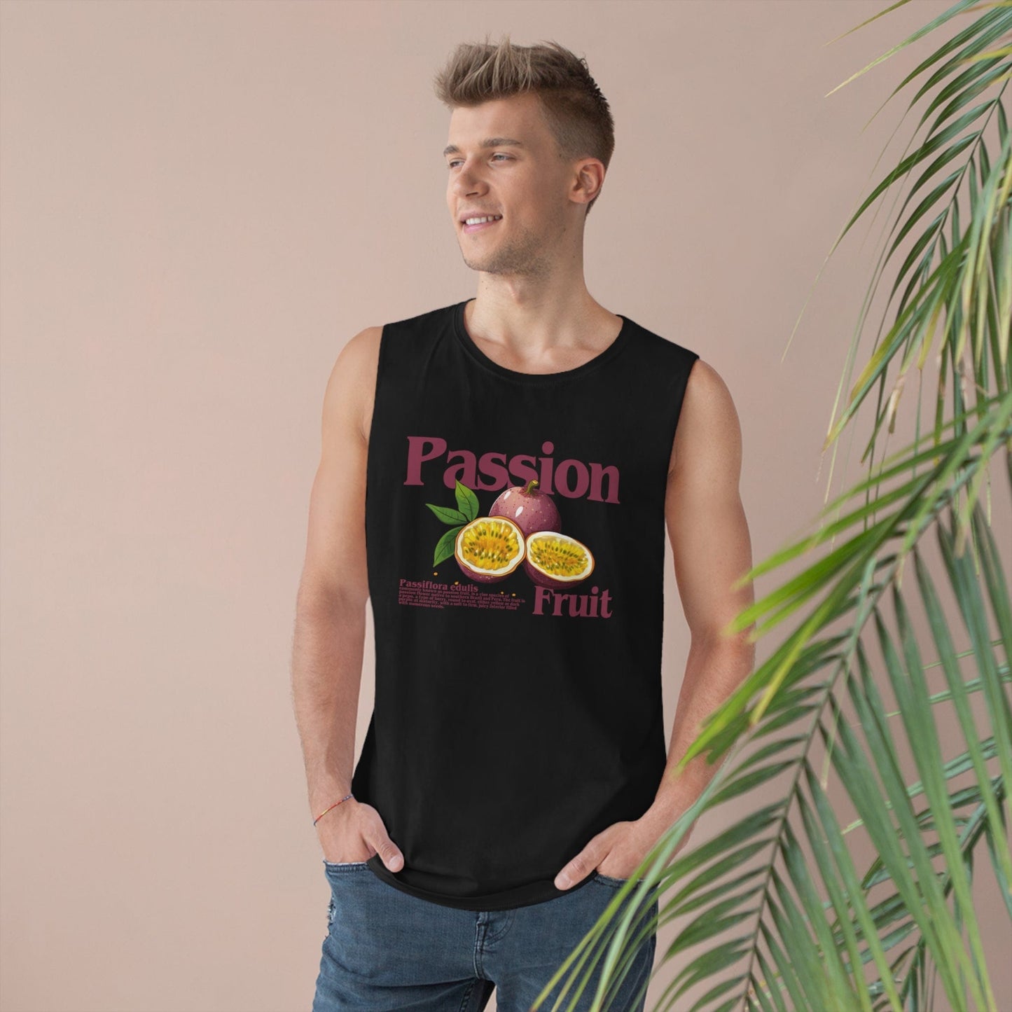 Passionfruit Tank Top Graphic Tees Australia Black / XS Graphic T-Shirt Australia -  Cool Graphic T-Shirts Online -  Passionfruit Tank Top | Cool Tank Tops & Singlets Australia