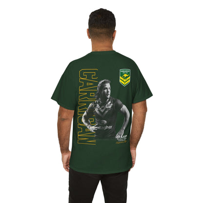 Pat Carrigan Kangaroos Graphic Tee Graphic Tees Australia Forest Green / S Graphic T-Shirt Australia -  Cool Graphic T-Shirts Online -  Pat Carrigan Kangaroos T-Shirt | Kangaroos Supporters Gear