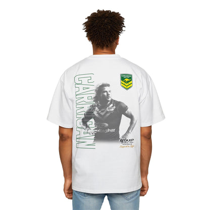 Pat Carrigan Kangaroos Oversized Tee Graphic Tees Australia White / S Graphic T-Shirt Australia -  Cool Graphic T-Shirts Online -  Pat Carrigan Kangaroos Oversized Tee | Kangaroos Merch