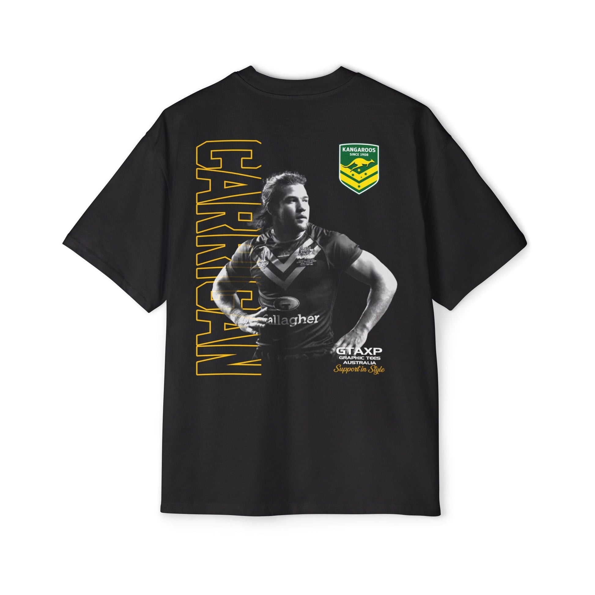 Pat Carrigan Kangaroos Oversized Tee Graphic Tees Australia Graphic T-Shirt Australia -  Cool Graphic T-Shirts Online -  Pat Carrigan Kangaroos Oversized Tee | Kangaroos Merch