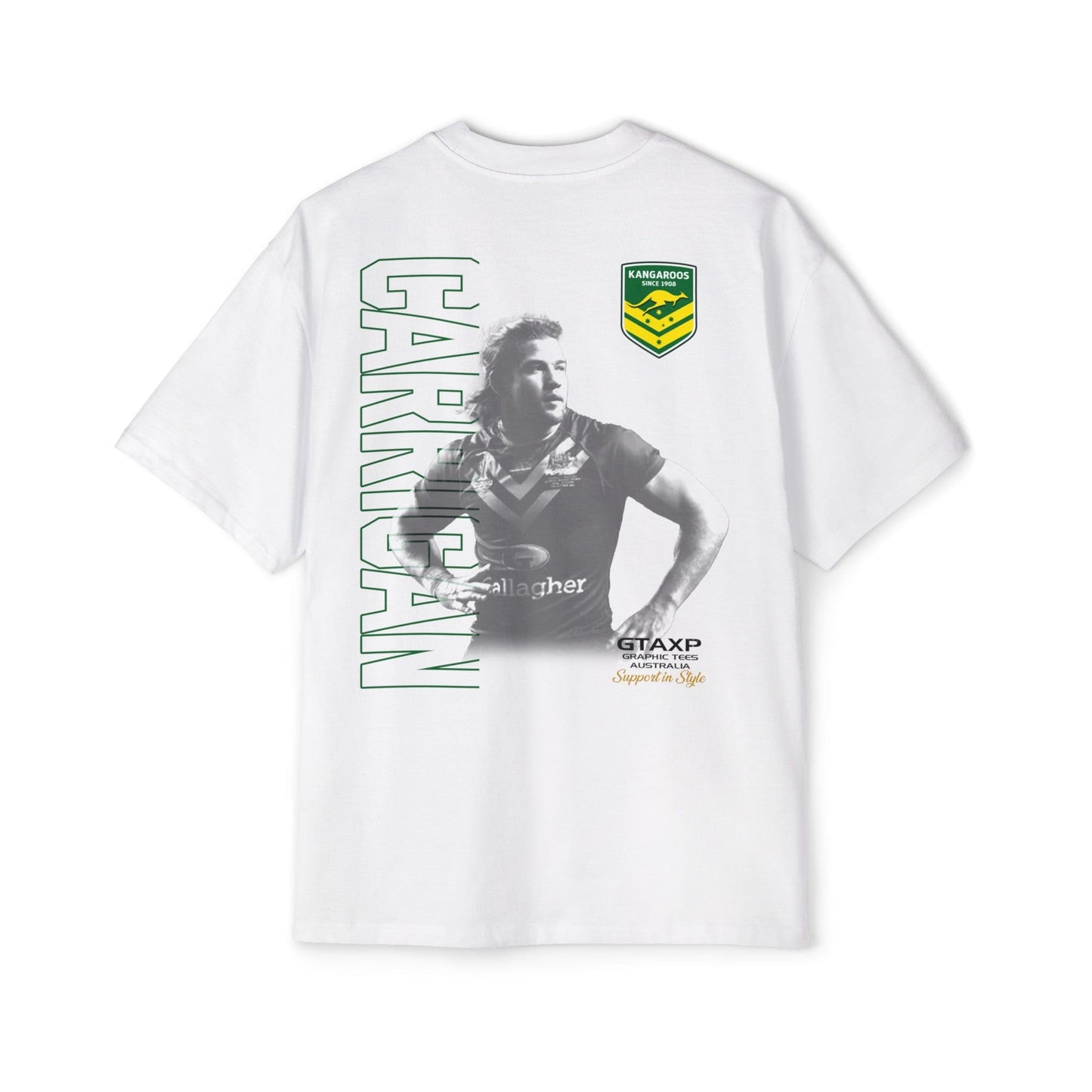 Pat Carrigan Kangaroos Oversized Tee Graphic Tees Australia Graphic T-Shirt Australia -  Cool Graphic T-Shirts Online -  Pat Carrigan Kangaroos Oversized Tee | Kangaroos Merch