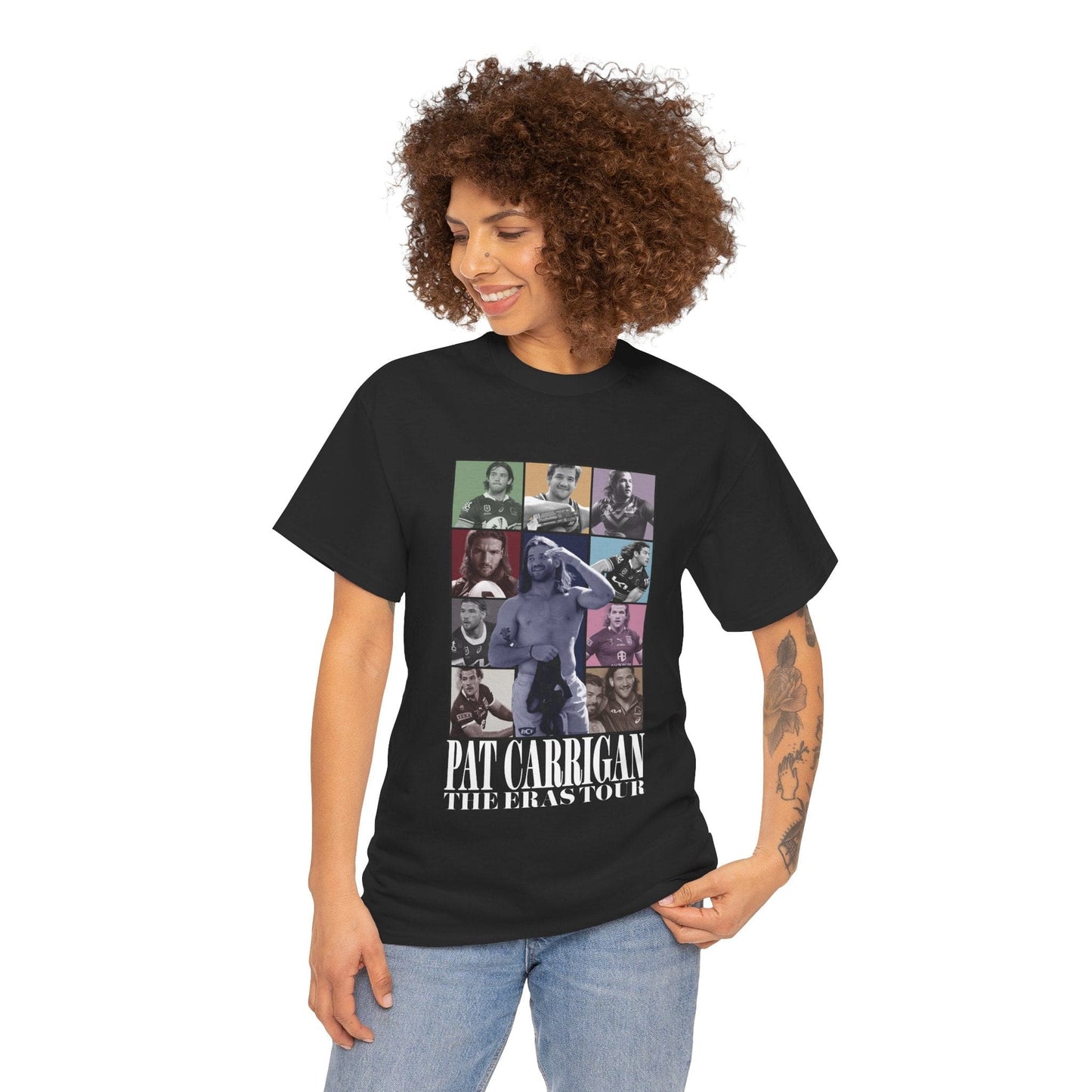 Patrick Carrigan Eras Tour Graphic Tee Graphic Tees Australia Black / S Graphic T-Shirt Australia -  Cool Graphic T-Shirts Online -  Patrick Carrigan Eras Tour TShirt | Eras Tour T-Shirt