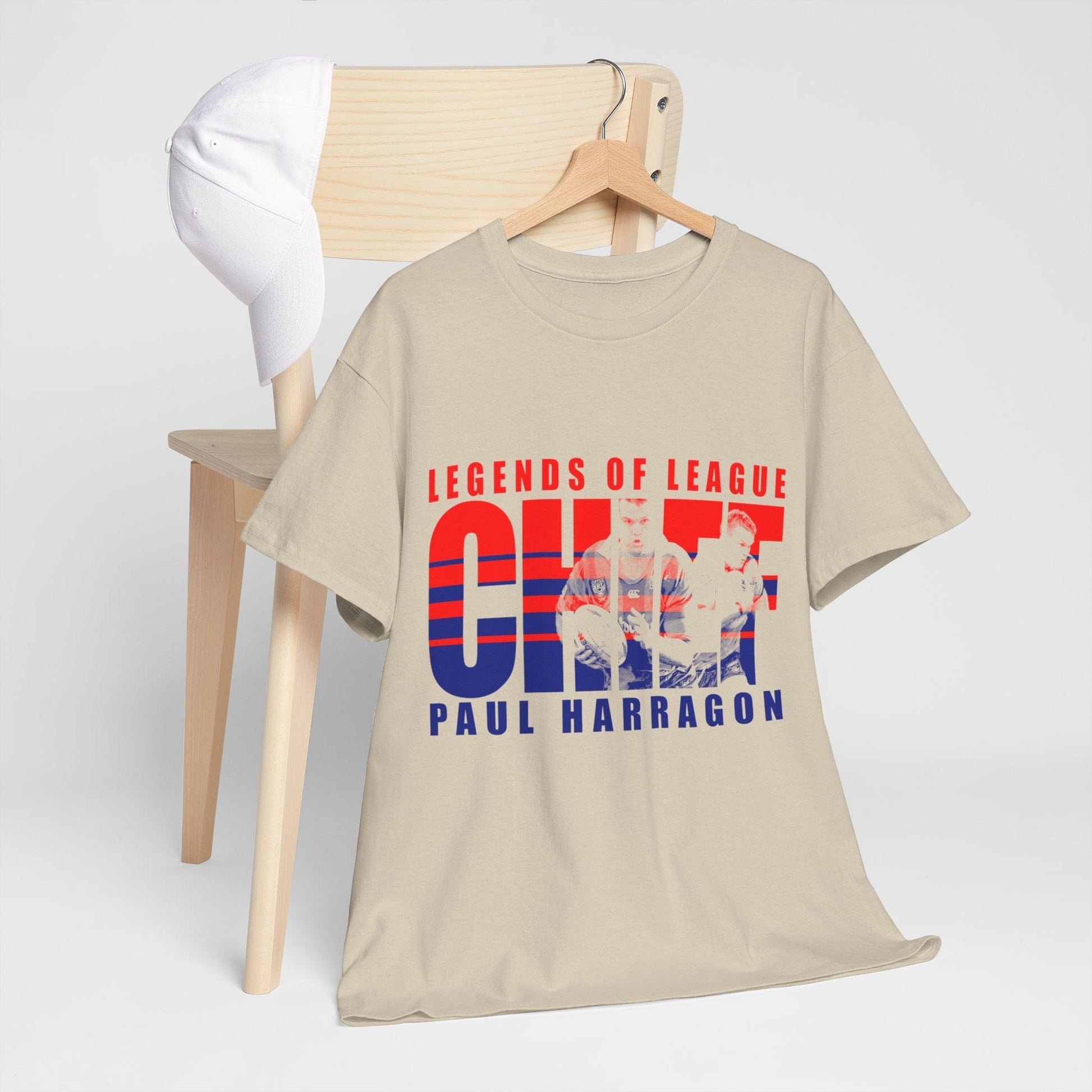 Paul Harragon Chief Graphic Tee Graphic Tees Australia Graphic T-Shirt Australia -  Cool Graphic T-Shirts Online -  Paul Harragon Chief T-Shirt | Newcastle Knights Merchandise