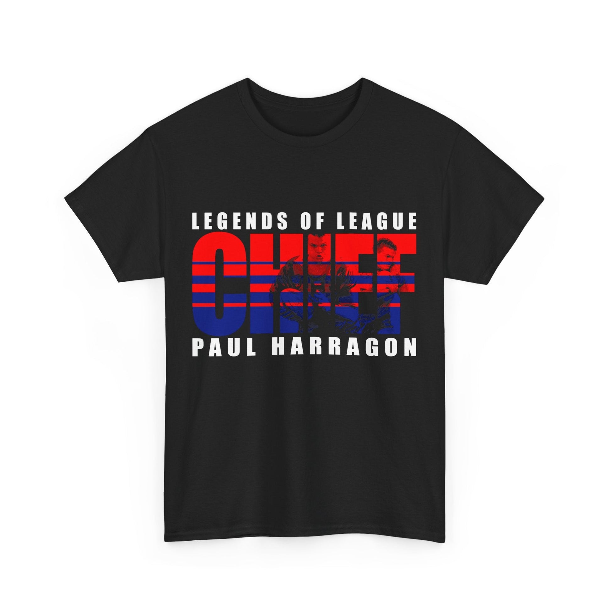 Paul Harragon Chief Graphic Tee Graphic Tees Australia Graphic T-Shirt Australia -  Cool Graphic T-Shirts Online -  Paul Harragon Chief T-Shirt | Newcastle Knights Merchandise