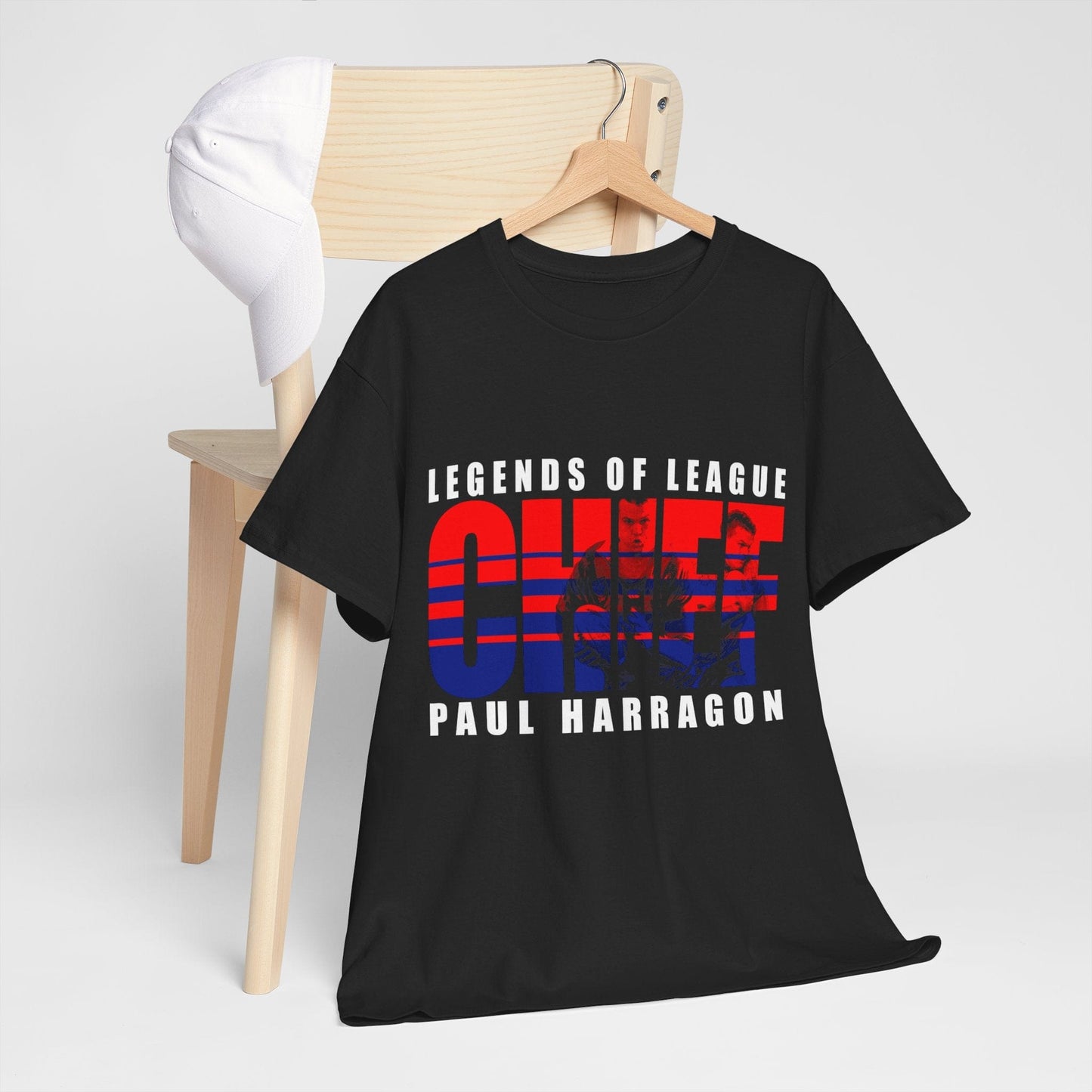 Paul Harragon Chief Graphic Tee Graphic Tees Australia Graphic T-Shirt Australia -  Cool Graphic T-Shirts Online -  Paul Harragon Chief T-Shirt | Newcastle Knights Merchandise