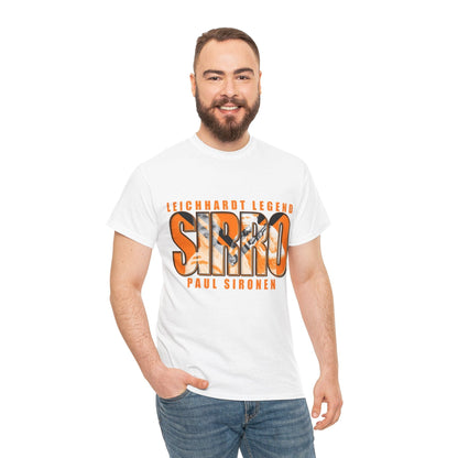 Paul Sironen Sirro Graphic Tee Graphic Tees Australia White / S Graphic T-Shirt Australia -  Cool Graphic T-Shirts Online -  Paul Sironen Sirro T-Shirt | 80s Balmain Tigers Merchandise