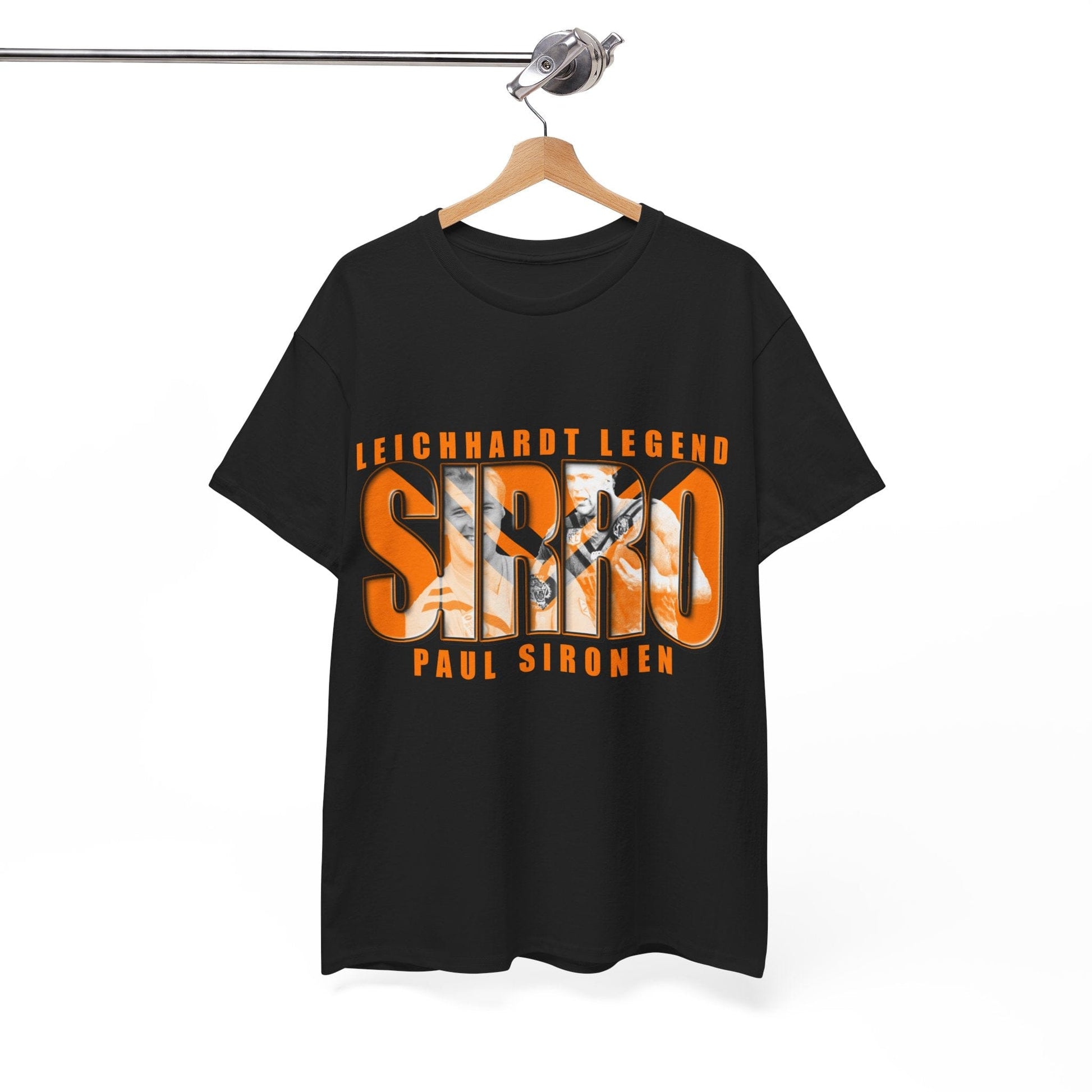 Paul Sironen Sirro Graphic Tee Graphic Tees Australia Graphic T-Shirt Australia -  Cool Graphic T-Shirts Online -  Paul Sironen Sirro T-Shirt | 80s Balmain Tigers Merchandise