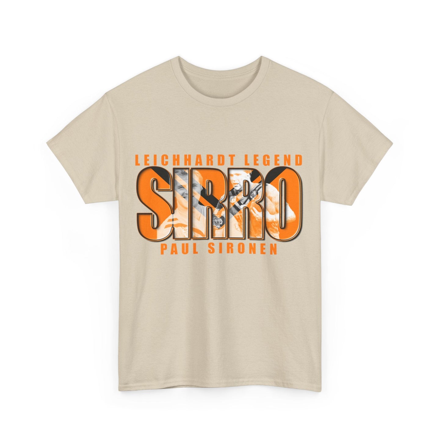 Paul Sironen Sirro Graphic Tee Graphic Tees Australia Graphic T-Shirt Australia -  Cool Graphic T-Shirts Online -  Paul Sironen Sirro T-Shirt | 80s Balmain Tigers Merchandise