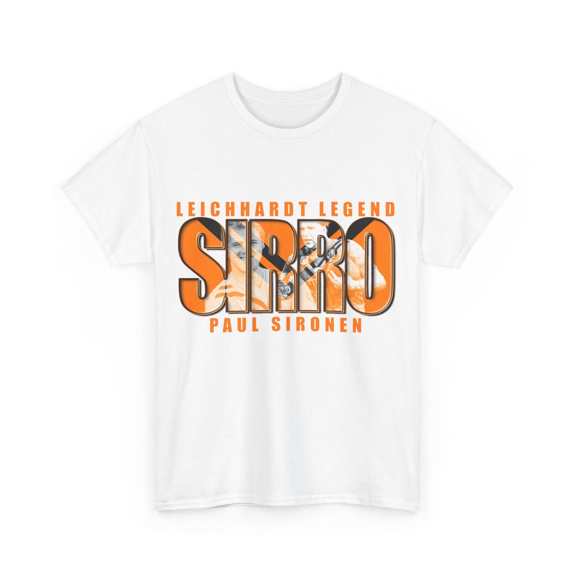 Paul Sironen Sirro Graphic Tee Graphic Tees Australia Graphic T-Shirt Australia -  Cool Graphic T-Shirts Online -  Paul Sironen Sirro T-Shirt | 80s Balmain Tigers Merchandise