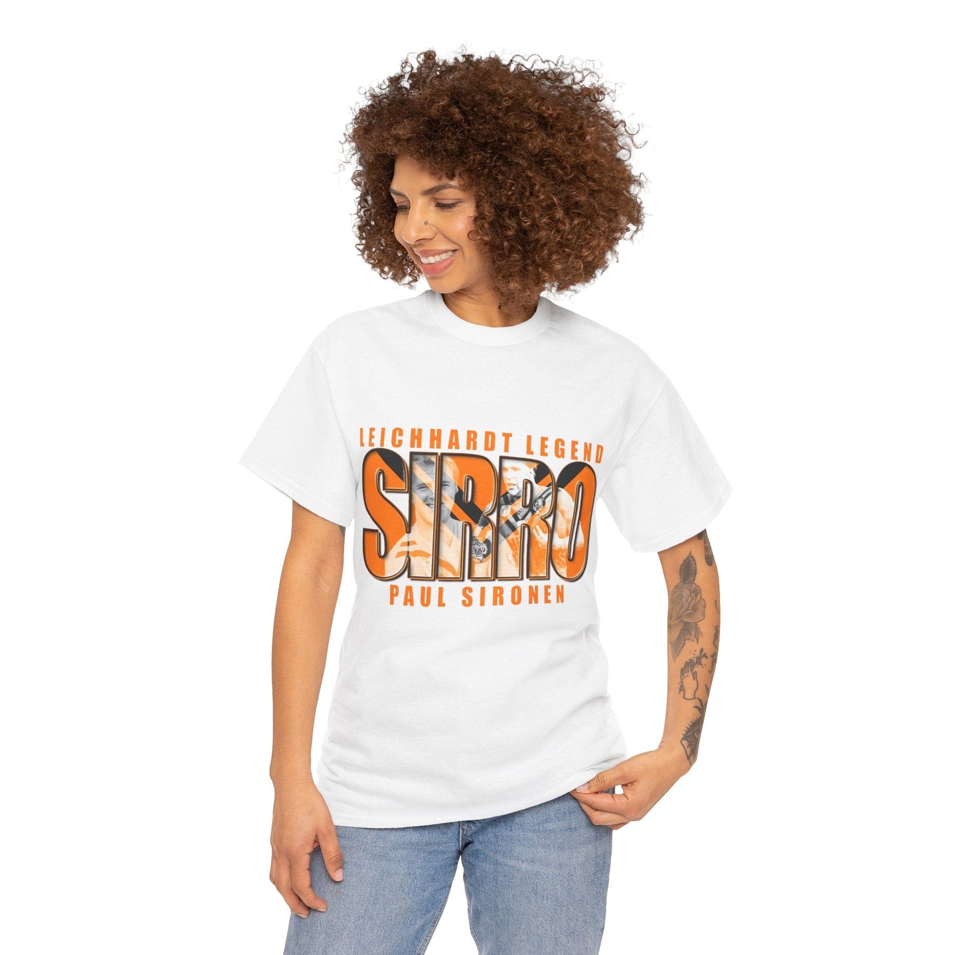 Paul Sironen Sirro Graphic Tee Graphic Tees Australia Graphic T-Shirt Australia -  Cool Graphic T-Shirts Online -  Paul Sironen Sirro T-Shirt | 80s Balmain Tigers Merchandise