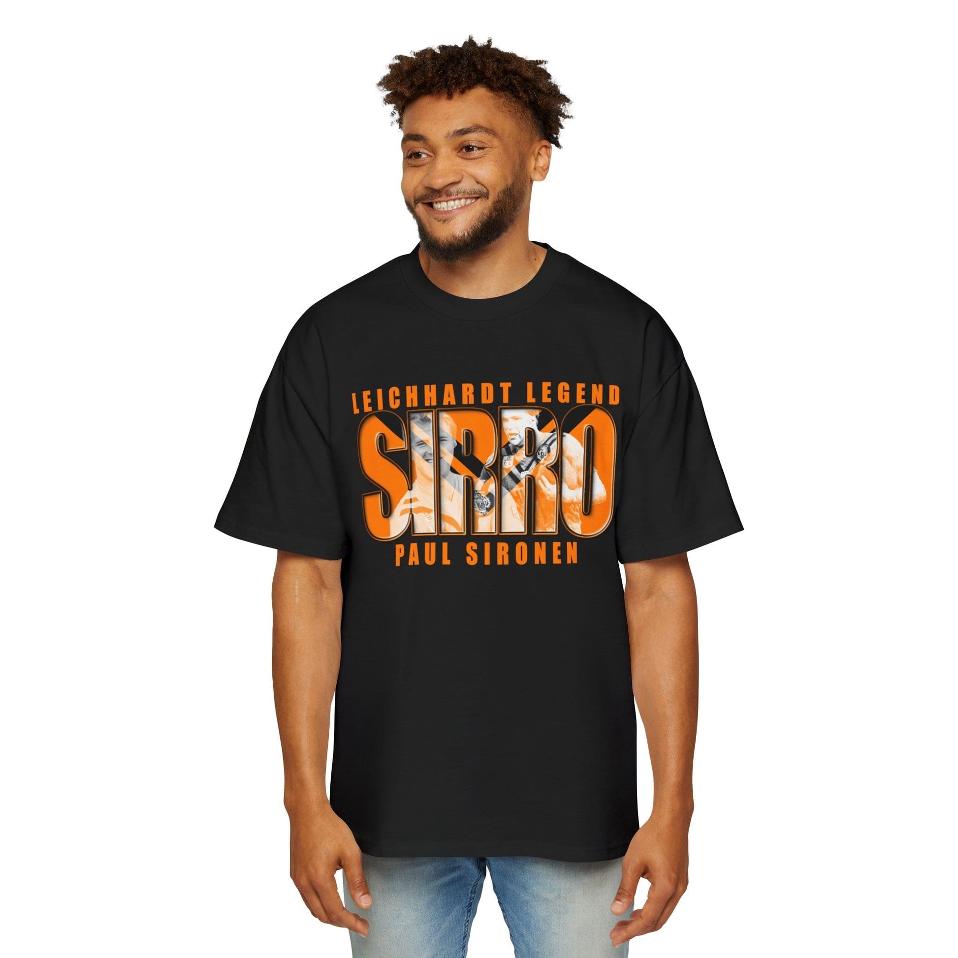 Paul Sironen Sirro Oversized Tee Graphic Tees Australia Black / S Graphic T-Shirt Australia -  Cool Graphic T-Shirts Online - 