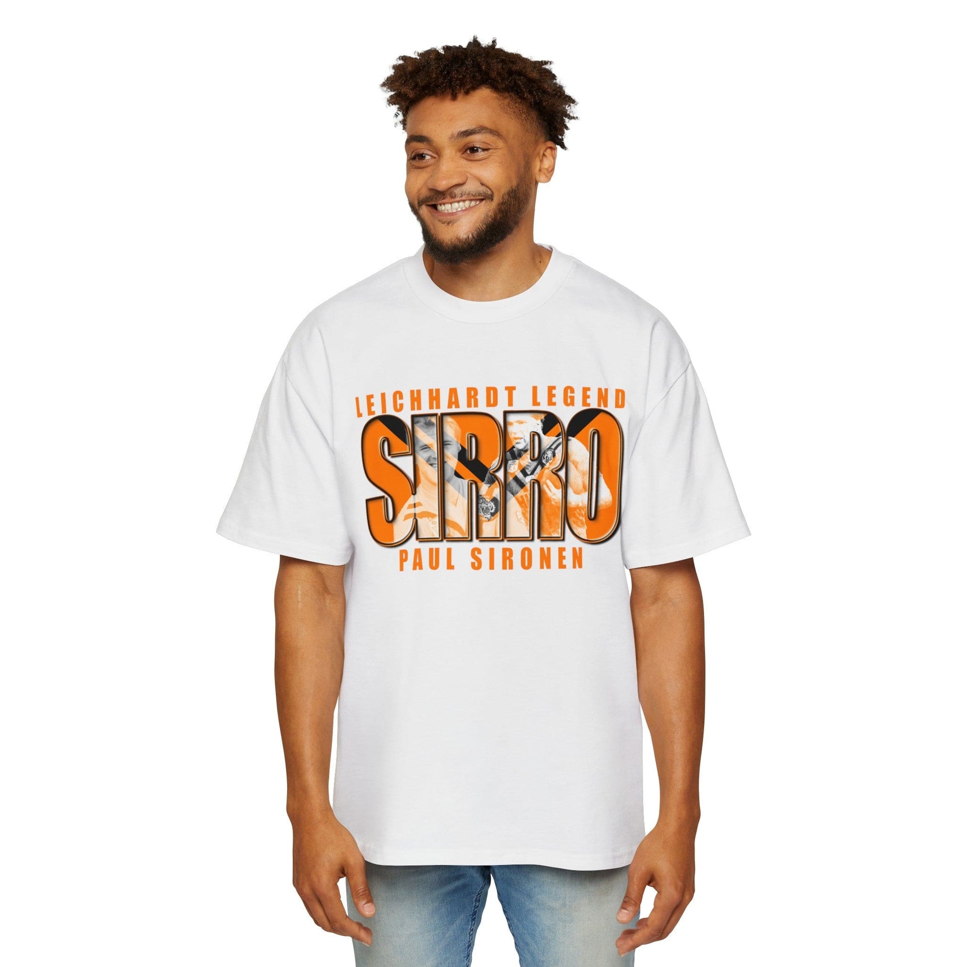 Paul Sironen Sirro Oversized Tee Graphic Tees Australia White / S Graphic T-Shirt Australia -  Cool Graphic T-Shirts Online - 