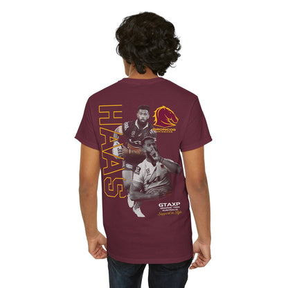 Payne Haas Broncos Duo TShirt Printify Graphic T-Shirt Australia -  Cool Graphic T-Shirts Online - 