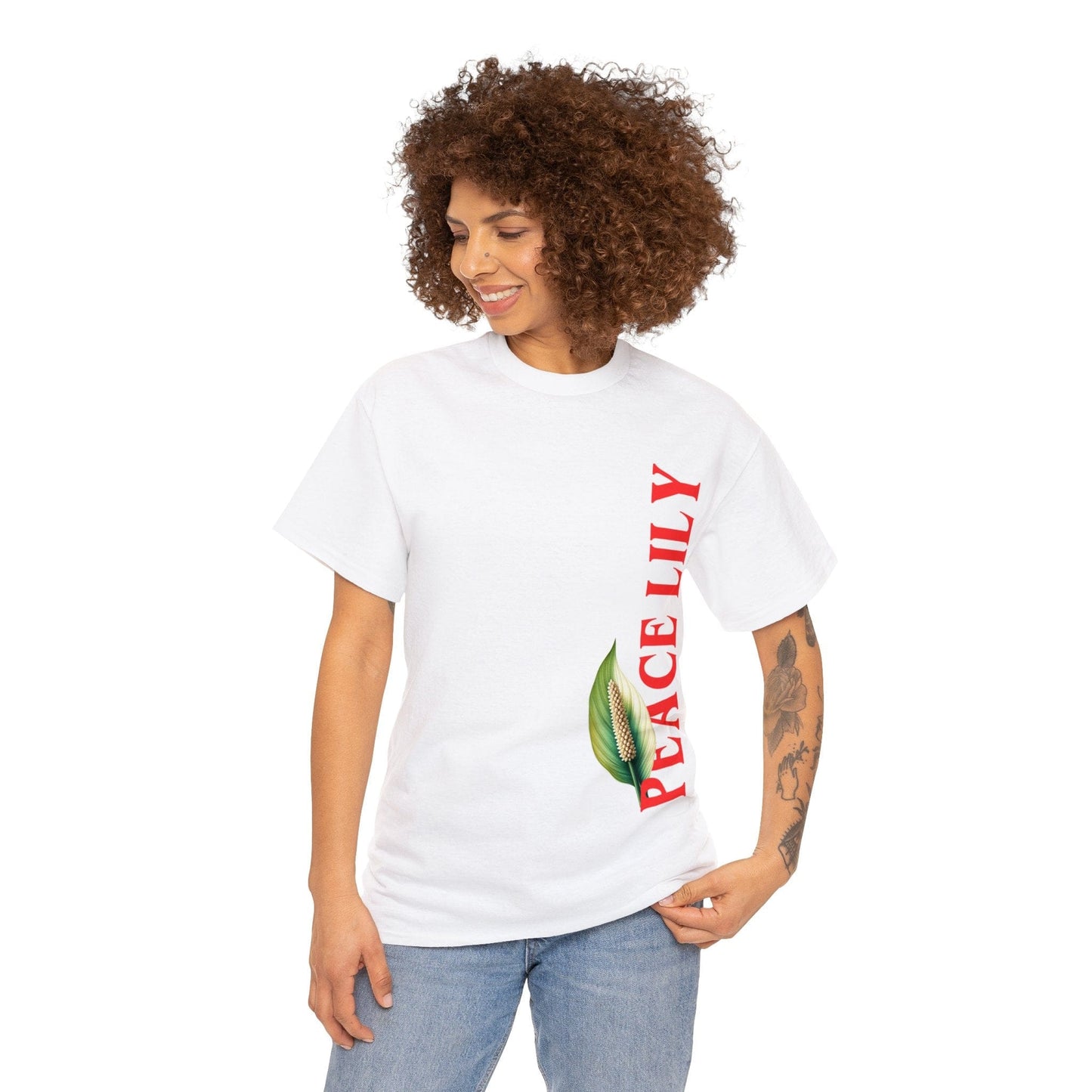 Peace Lily Graphic Tee Graphic Tees Australia Graphic T-Shirt Australia -  Cool Graphic T-Shirts Online -  Peace Lily T-Shirt | Cool T-Shirts Australia