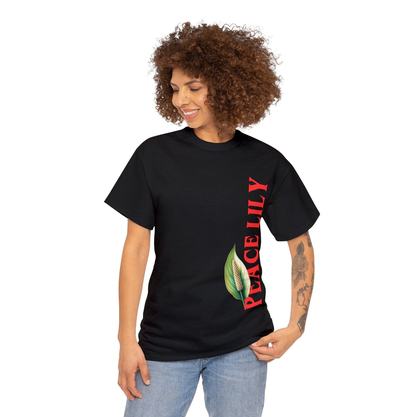 Peace Lily Graphic Tee Graphic Tees Australia Graphic T-Shirt Australia -  Cool Graphic T-Shirts Online -  Peace Lily T-Shirt | Cool T-Shirts Australia