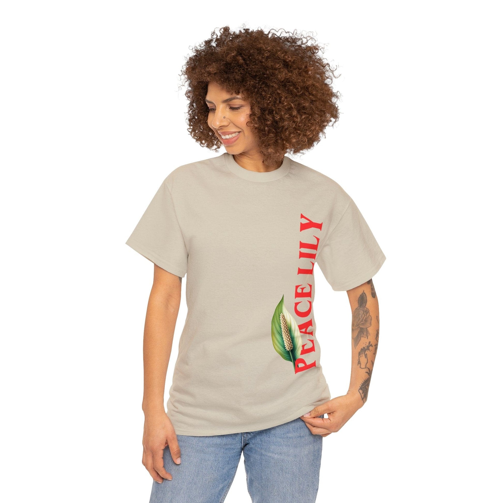 Peace Lily Graphic Tee Graphic Tees Australia Graphic T-Shirt Australia -  Cool Graphic T-Shirts Online -  Peace Lily T-Shirt | Cool T-Shirts Australia