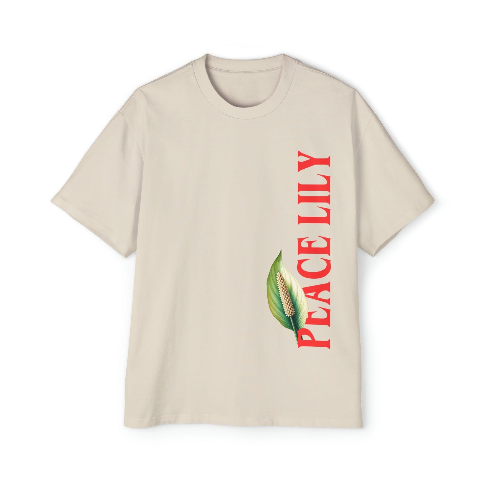 Peace Lily Oversized Tee Graphic Tees Australia Graphic T-Shirt Australia -  Cool Graphic T-Shirts Online -  Peace Lily Oversized Tee | Cool Graphic T-Shirts Australia