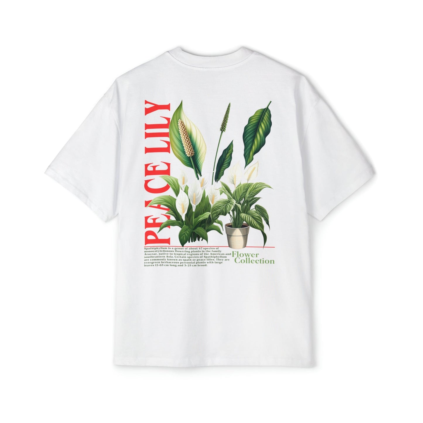 Peace Lily Oversized Tee Graphic Tees Australia Graphic T-Shirt Australia -  Cool Graphic T-Shirts Online -  Peace Lily Oversized Tee | Cool Graphic T-Shirts Australia