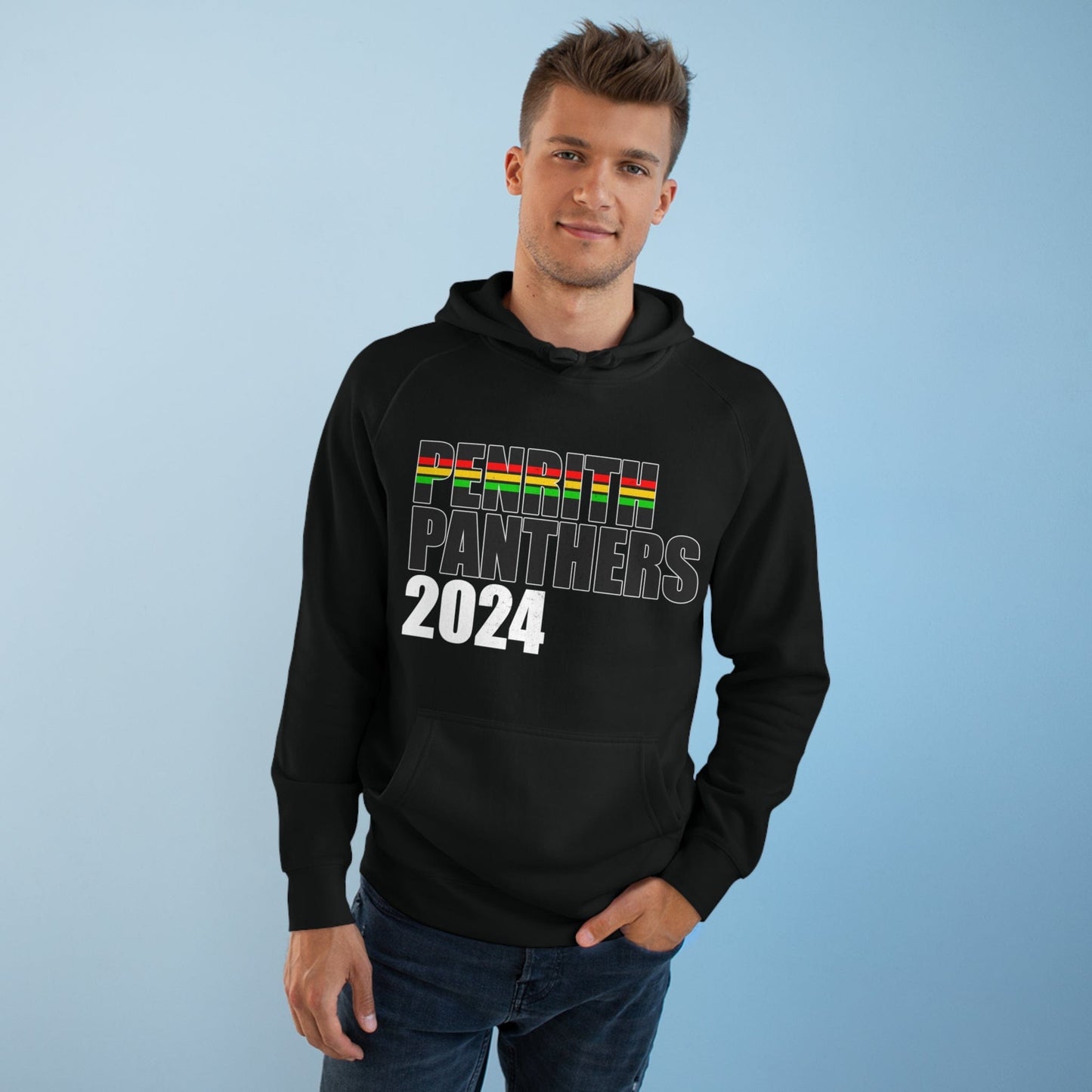 Penrith Panthers 2024 Hoodie Graphic Tees Australia Black / XS Graphic T-Shirt Australia -  Cool Graphic T-Shirts Online -  Penrith Panthers 2024 Hoodie | NRL Hoodies Australia