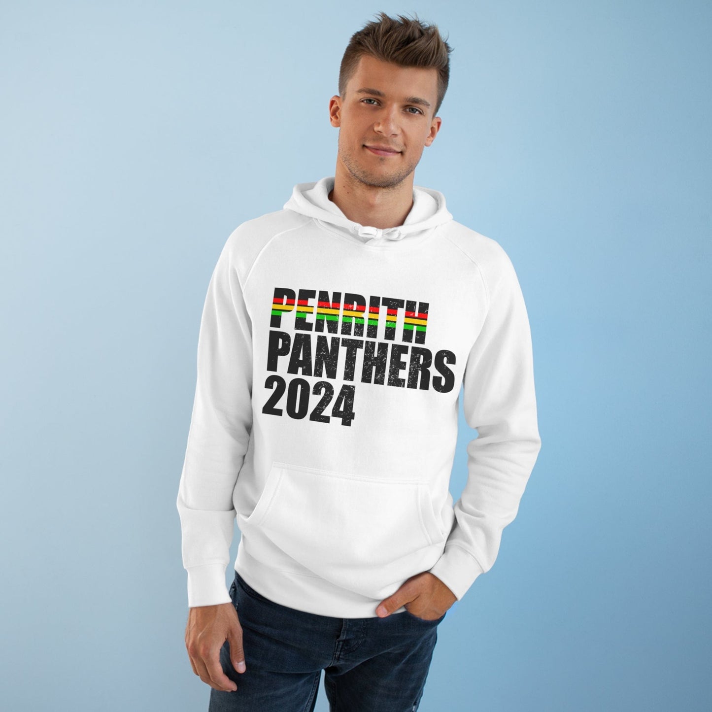 Penrith Panthers 2024 Hoodie Graphic Tees Australia White / XS Graphic T-Shirt Australia -  Cool Graphic T-Shirts Online -  Penrith Panthers 2024 Hoodie | NRL Hoodies Australia