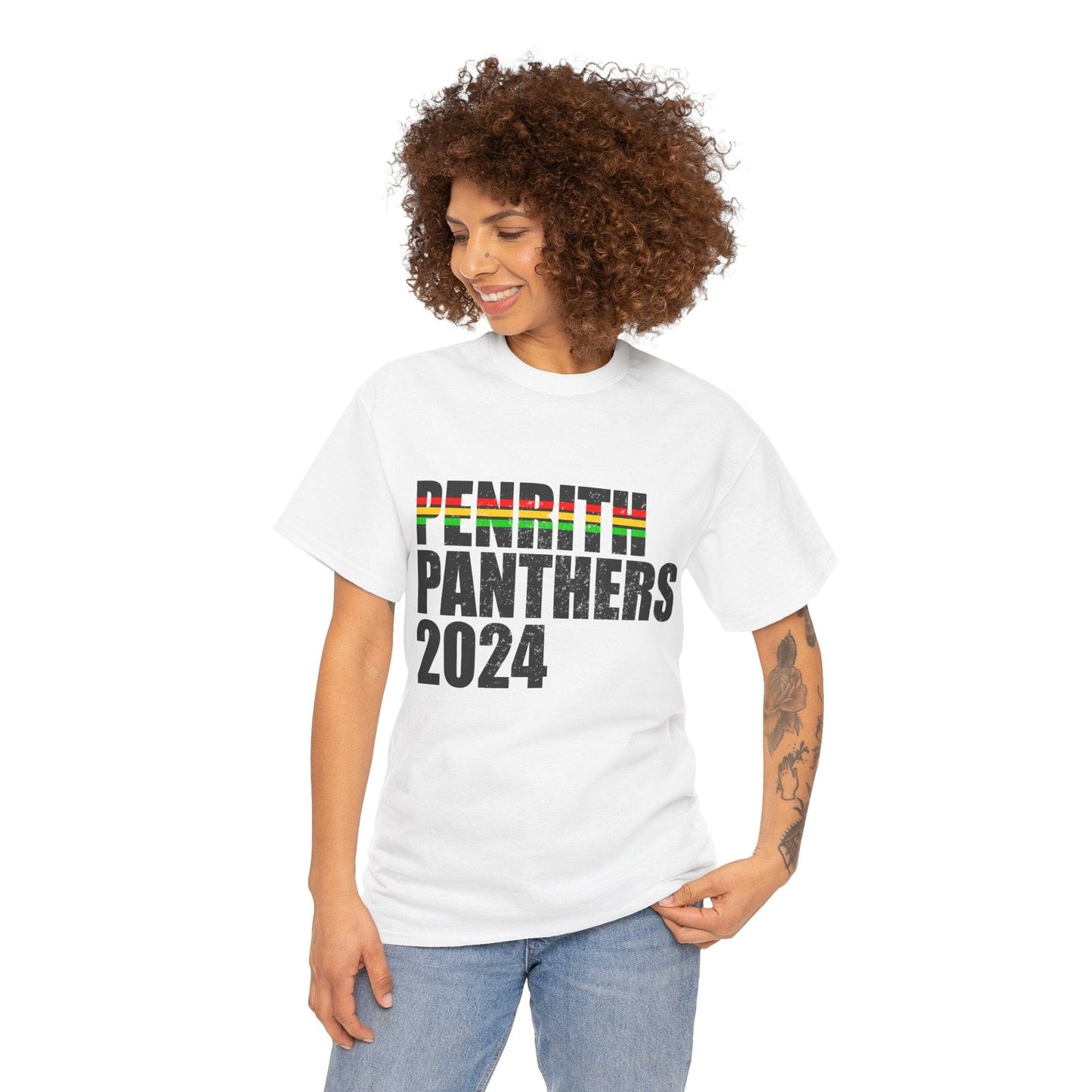 Penrith Panthers 2024 TShirt Printify Graphic T-Shirt Australia -  Cool Graphic T-Shirts Online - 