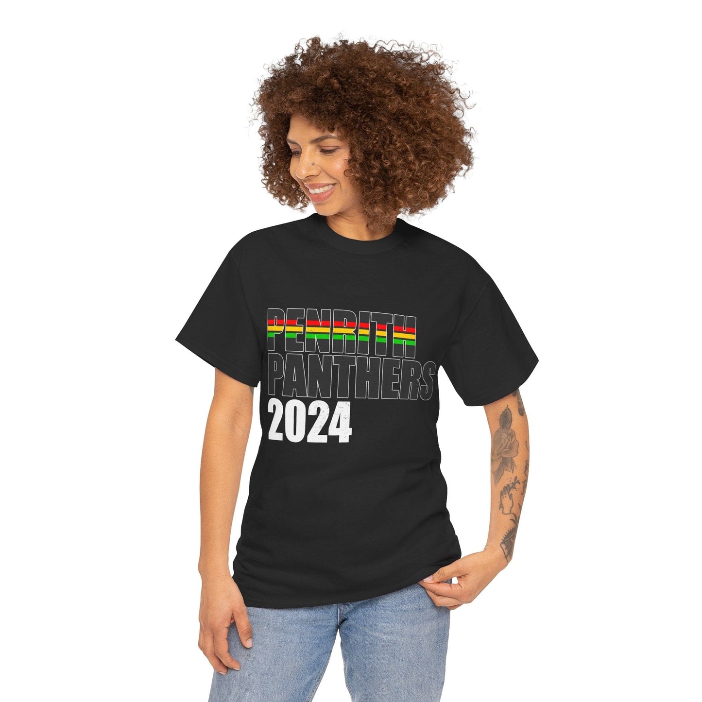 Penrith Panthers 2024 T-Shirt Graphic Tees Australia Graphic T-Shirt Australia -  Cool Graphic T-Shirts Online -  Penrith Panthers 2024 T-Shirt | Penrith Panthers Merchandise