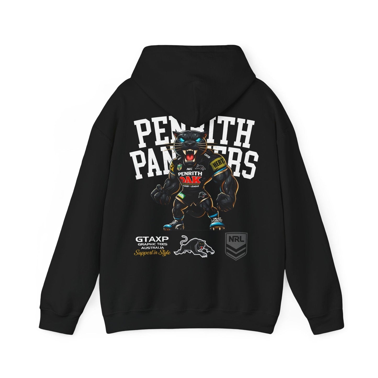 Penrith Panthers Claws Hoodie Printify Graphic T-Shirt Australia -  Cool Graphic T-Shirts Online - 