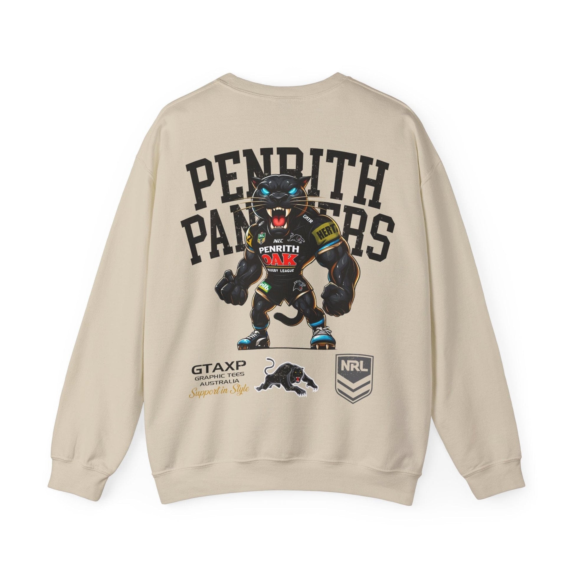 Penrith Panthers Claws Jumper Graphic Tees Australia Graphic T-Shirt Australia -  Cool Graphic T-Shirts Online -  Penrith Panthers Claws Jumper | Penrith Panthers Crew Sweater