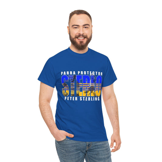 Peter Sterling Sterlo Graphic Tee Graphic Tees Australia Royal / S Graphic T-Shirt Australia -  Cool Graphic T-Shirts Online -  Peter Sterling Sterlo T-Shirt | Retro Parramatta Eels Merchandise