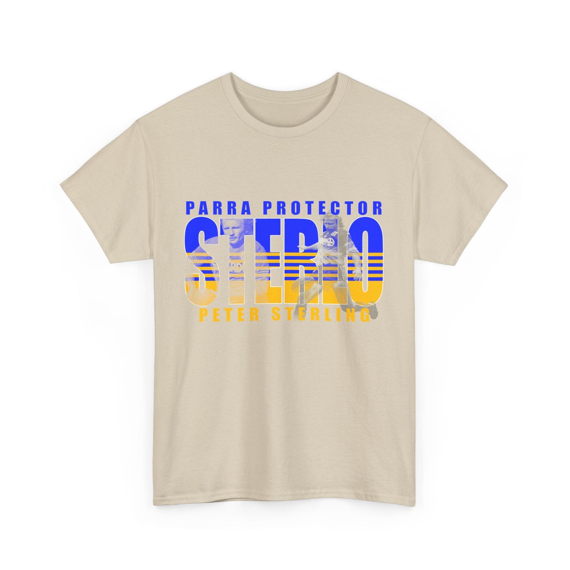 Peter Sterling Sterlo Graphic Tee Graphic Tees Australia Graphic T-Shirt Australia -  Cool Graphic T-Shirts Online -  Peter Sterling Sterlo T-Shirt | Retro Parramatta Eels Merchandise