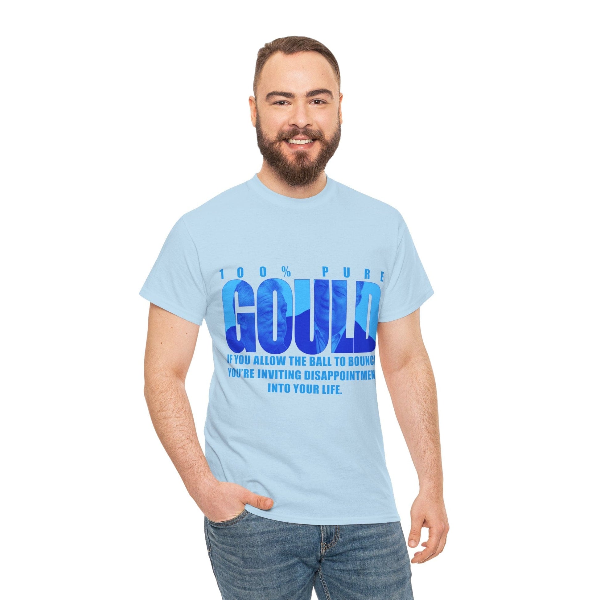 Phil Gould If You Let The Ball Bounce Graphic Tee Graphic Tees Australia Light Blue / S Graphic T-Shirt Australia -  Cool Graphic T-Shirts Online -  Phil Gould If You Let The Ball Bounce T-Shirt | NRL Merchandise