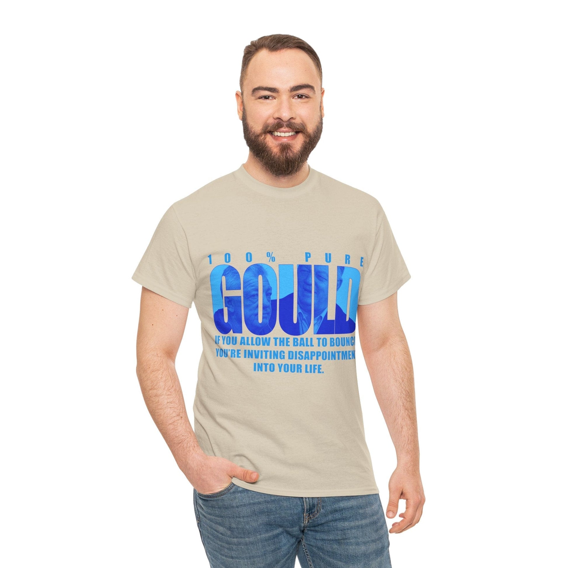 Phil Gould If You Let The Ball Bounce Graphic Tee Graphic Tees Australia Sand / S Graphic T-Shirt Australia -  Cool Graphic T-Shirts Online -  Phil Gould If You Let The Ball Bounce T-Shirt | NRL Merchandise