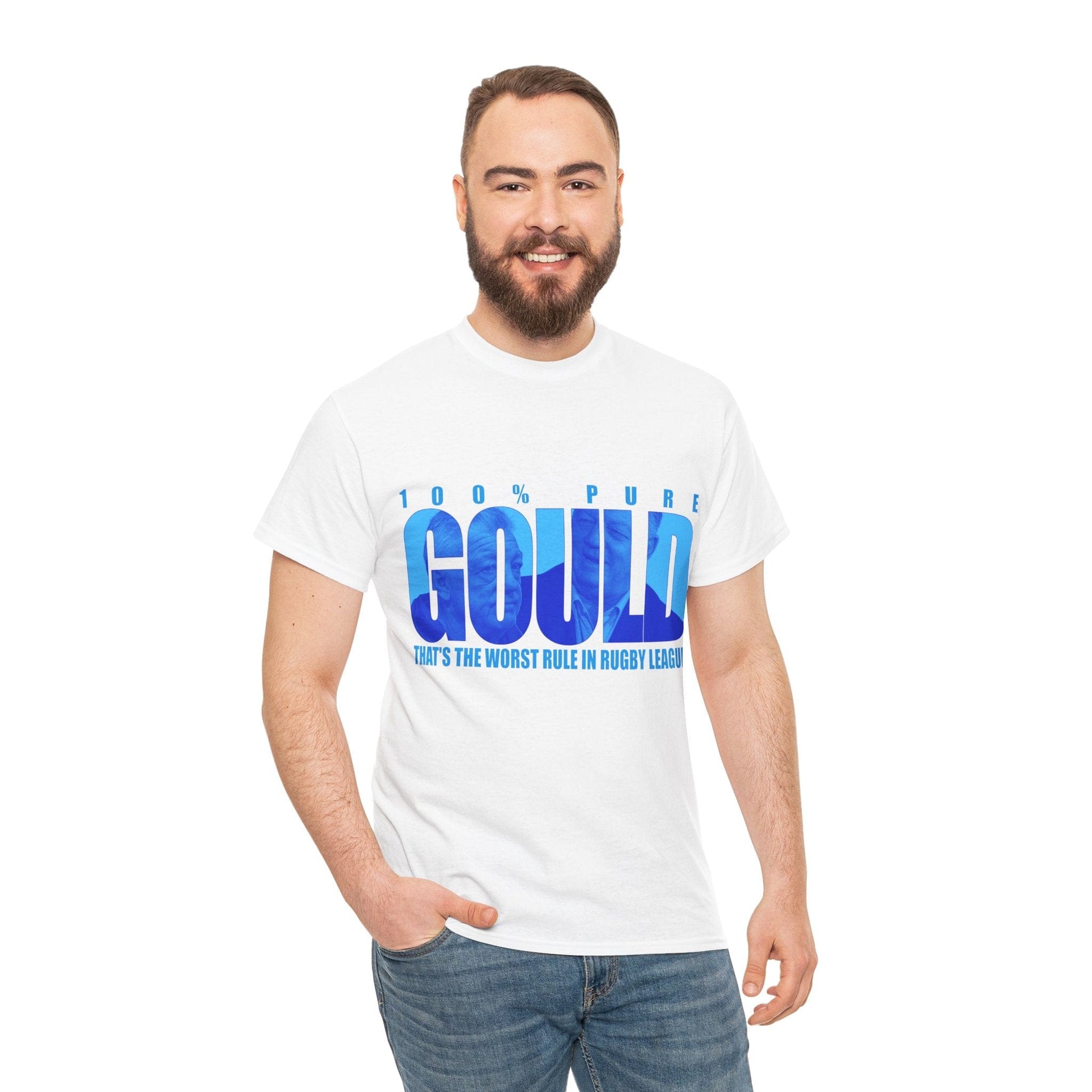 Phil Gould The Worst Rule Graphic Tee Graphic Tees Australia White / S Graphic T-Shirt Australia -  Cool Graphic T-Shirts Online -  Phil Gould The Worst Rule T-Shirt | NRL Bunker Fails T-Shirt