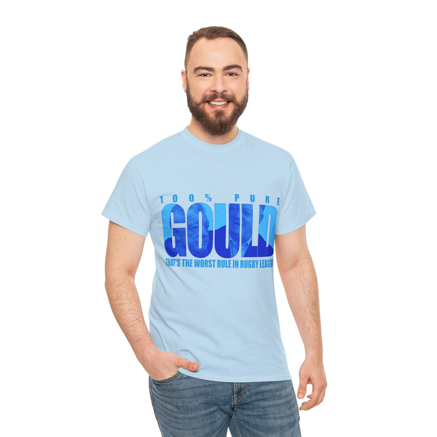 Phil Gould The Worst Rule Graphic Tee Graphic Tees Australia Light Blue / S Graphic T-Shirt Australia -  Cool Graphic T-Shirts Online -  Phil Gould The Worst Rule T-Shirt | NRL Bunker Fails T-Shirt