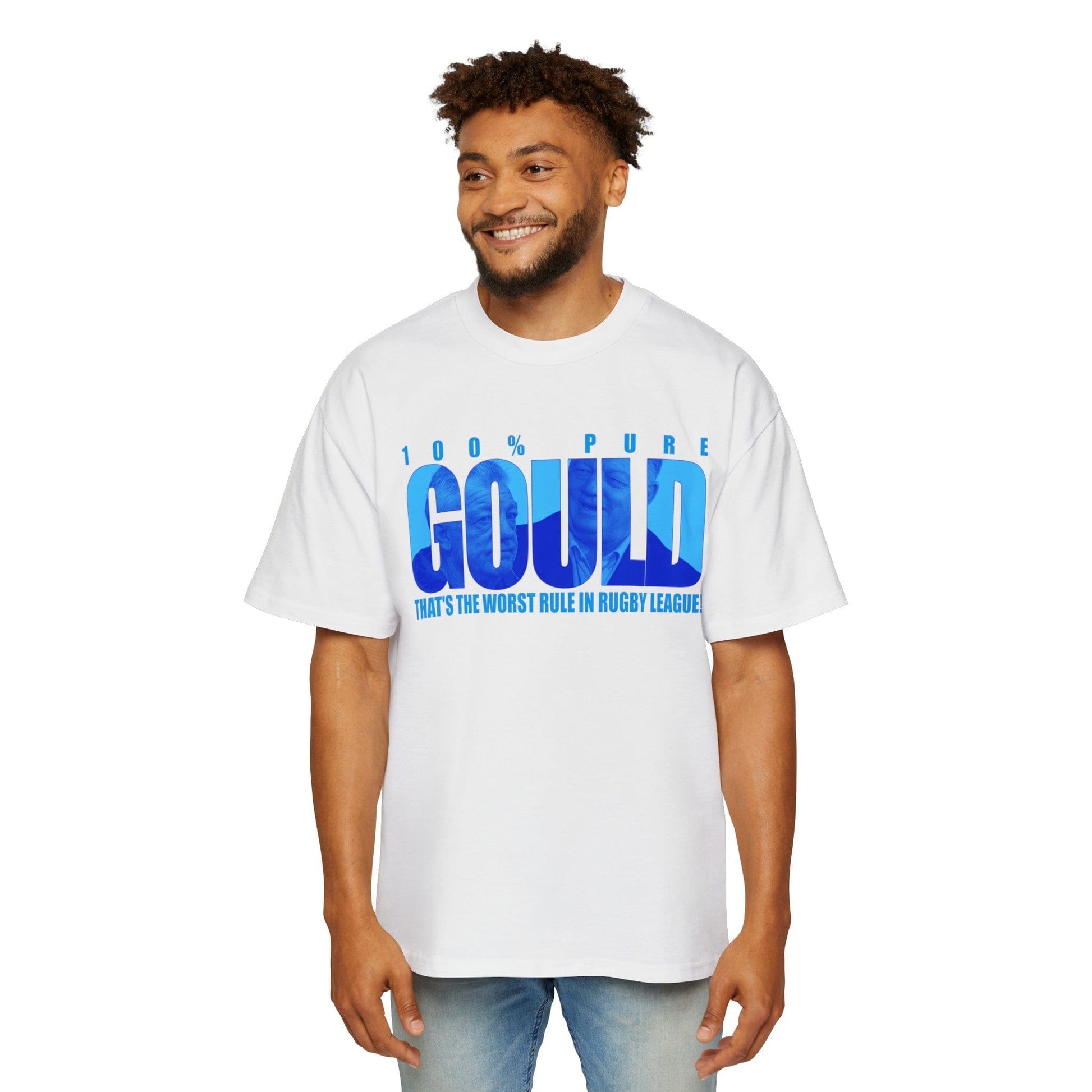 Phil Gould The Worst Rule Oversized Tee Graphic Tees Australia White / S Graphic T-Shirt Australia -  Cool Graphic T-Shirts Online - 