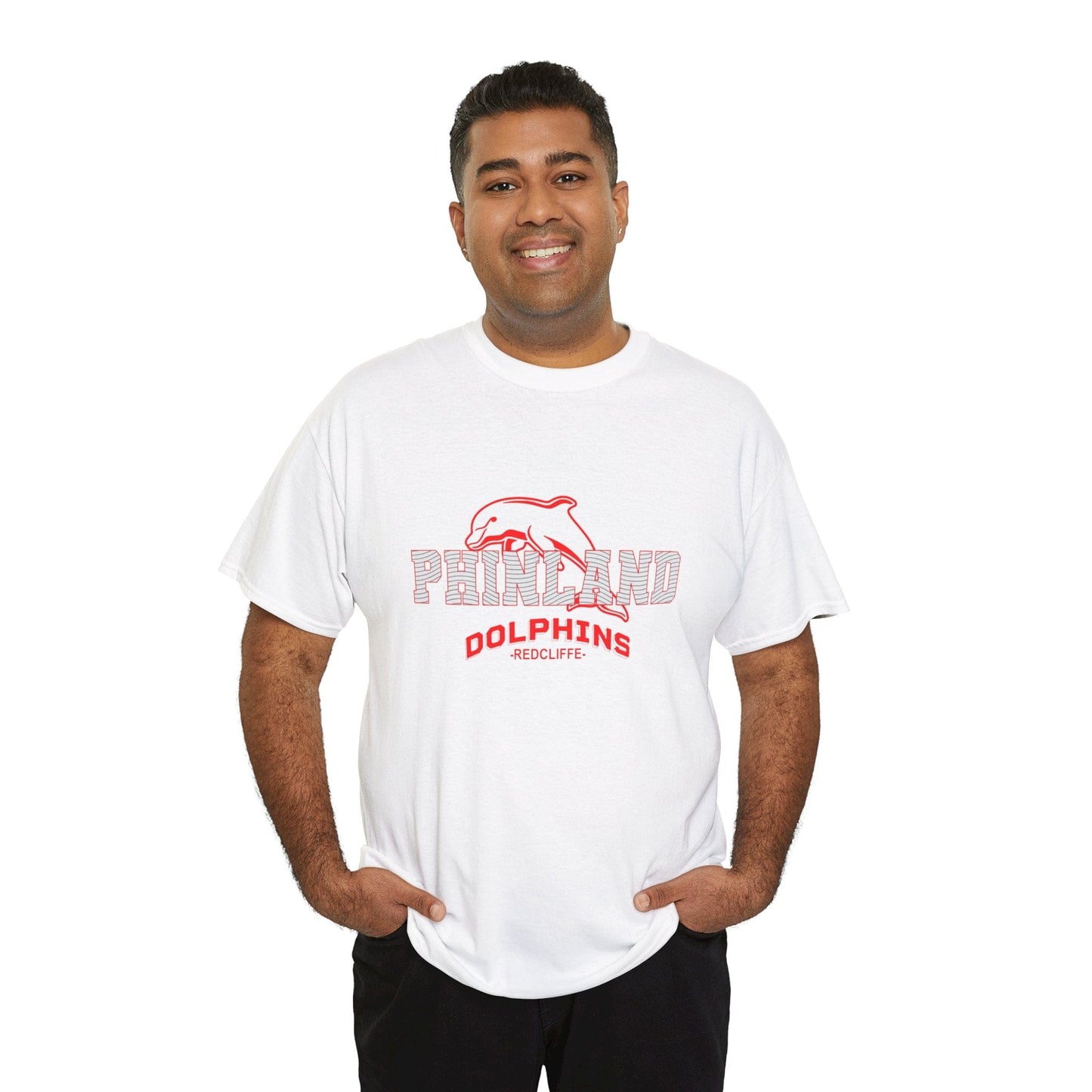 Phinland Graphic Tee Graphic Tees Australia Graphic T-Shirt Australia -  Cool Graphic T-Shirts Online -  Phinland Dolphins T-Shirt | Redcliffe Dolphins T-Shirts Australia