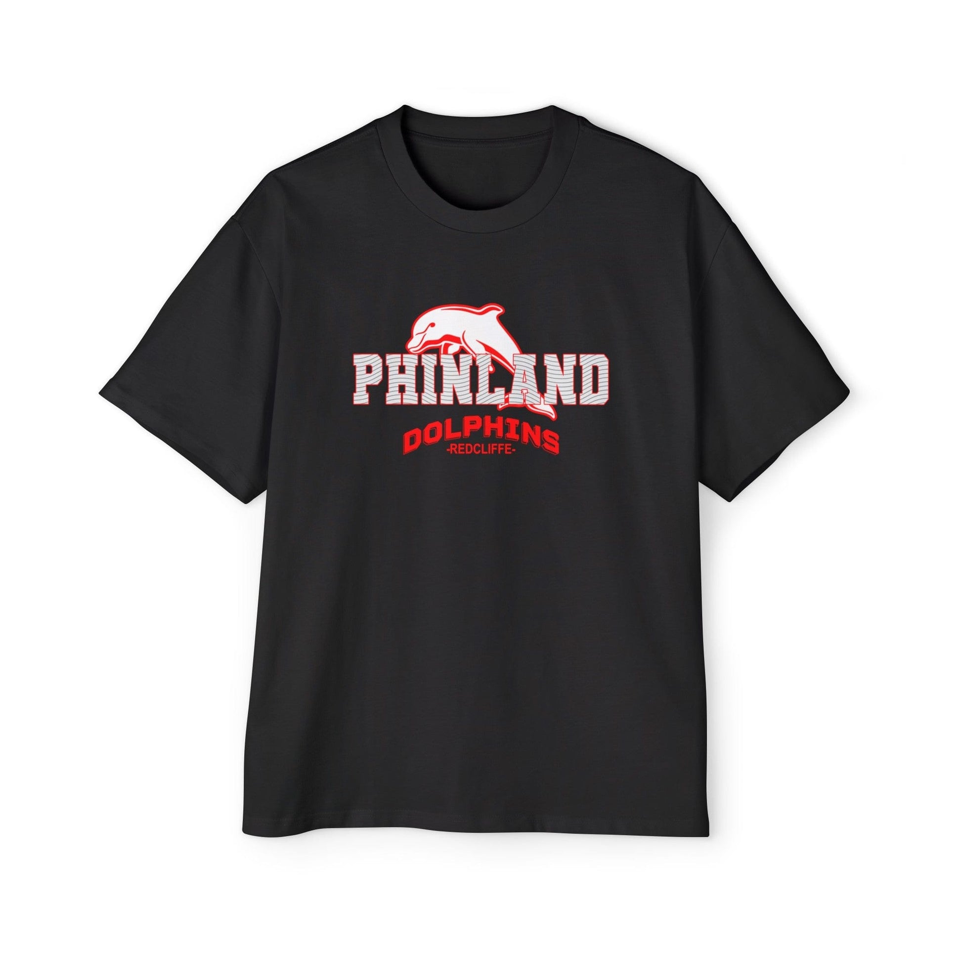 Phinland Oversized Tee Graphic Tees Australia Graphic T-Shirt Australia -  Cool Graphic T-Shirts Online -  Phinland Oversized Tee | Dolphins NRL T-Shirts Australia