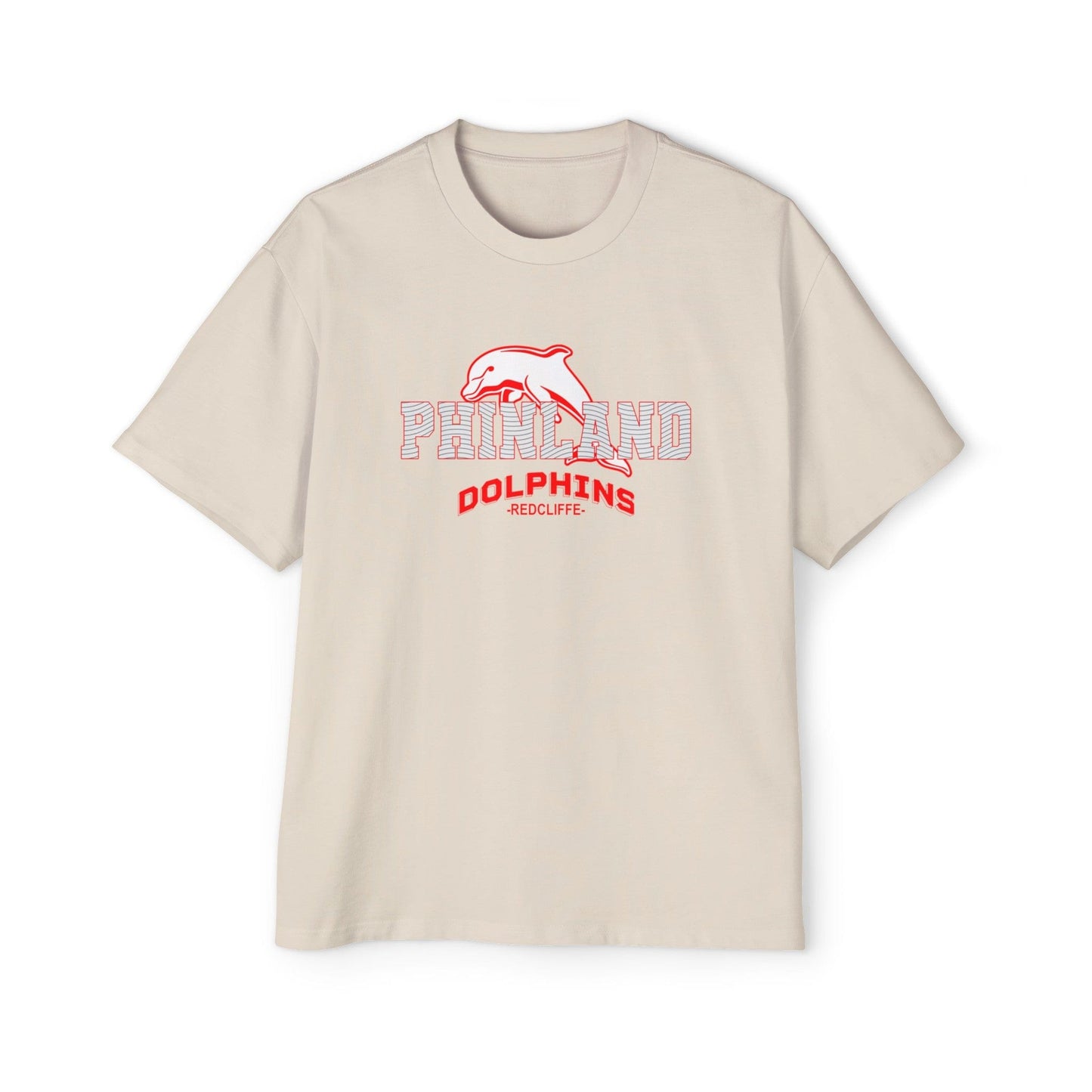 Phinland Oversized Tee Graphic Tees Australia Graphic T-Shirt Australia -  Cool Graphic T-Shirts Online -  Phinland Oversized Tee | Dolphins NRL T-Shirts Australia