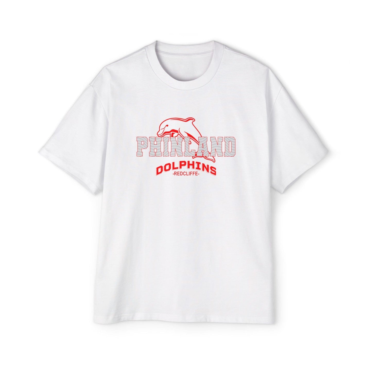 Phinland Oversized Tee Graphic Tees Australia Graphic T-Shirt Australia -  Cool Graphic T-Shirts Online -  Phinland Oversized Tee | Dolphins NRL T-Shirts Australia