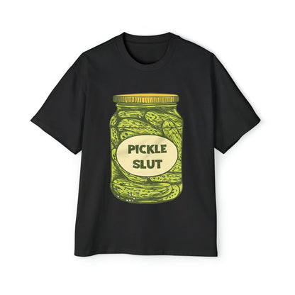 Pickle Slut Oversized Tee Graphic Tees Australia Black / S Graphic T-Shirt Australia -  Cool Graphic T-Shirts Online -  Pickle Slut Oversized Tee | Funny Oversized T-Shirt Australia