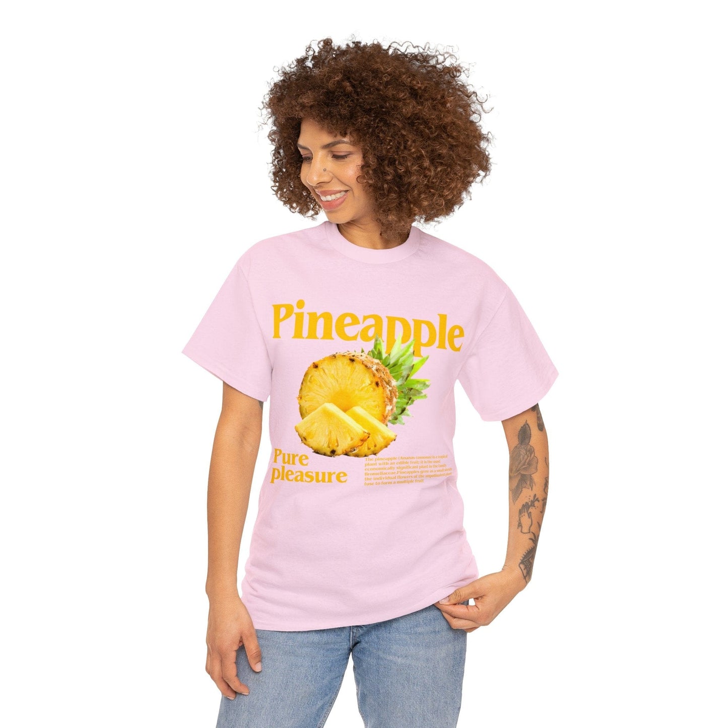 Pineapple Pure Pleasure Graphic Tee Graphic Tees Australia Graphic T-Shirt Australia -  Cool Graphic T-Shirts Online -  Pineapple Pure Pleasure T-Shirt | Funny Graphic Tees Australia