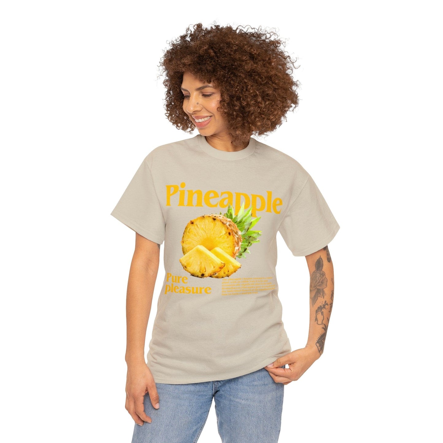 Pineapple Pure Pleasure Graphic Tee Graphic Tees Australia Graphic T-Shirt Australia -  Cool Graphic T-Shirts Online -  Pineapple Pure Pleasure T-Shirt | Funny Graphic Tees Australia