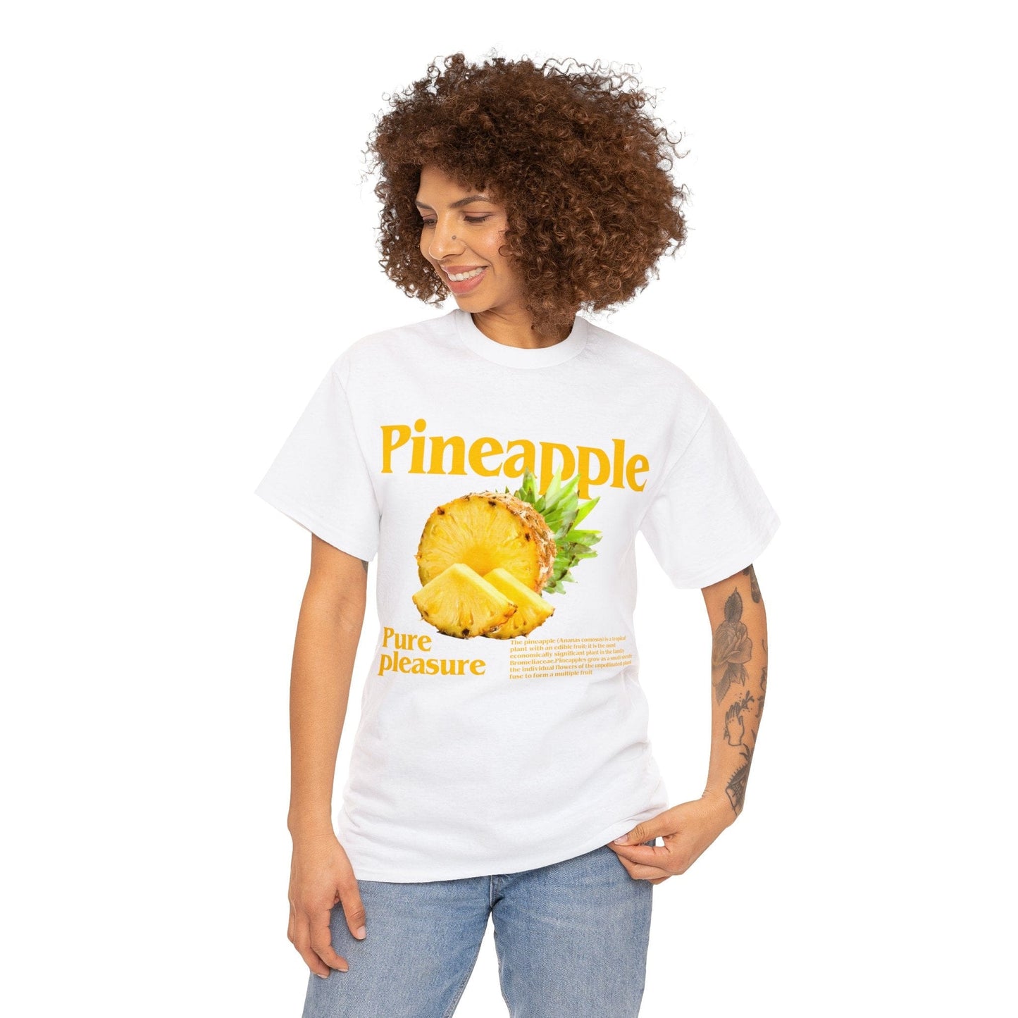 Pineapple Pure Pleasure Graphic Tee Graphic Tees Australia Graphic T-Shirt Australia -  Cool Graphic T-Shirts Online -  Pineapple Pure Pleasure T-Shirt | Funny Graphic Tees Australia