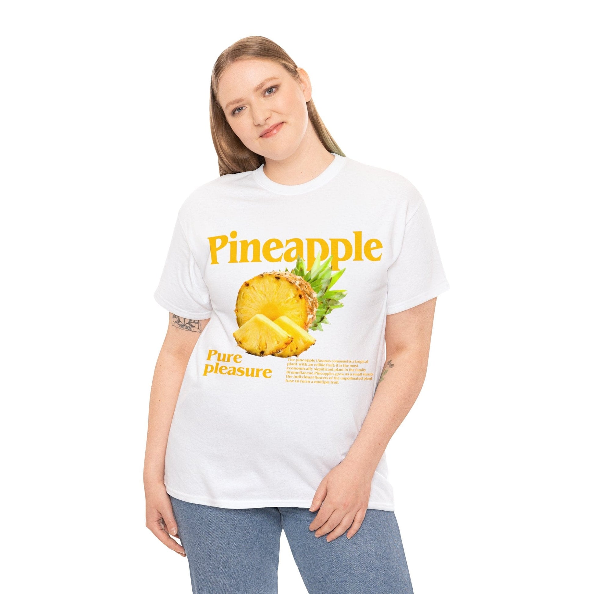 Pineapple Pure Pleasure Graphic Tee Graphic Tees Australia Graphic T-Shirt Australia -  Cool Graphic T-Shirts Online -  Pineapple Pure Pleasure T-Shirt | Funny Graphic Tees Australia