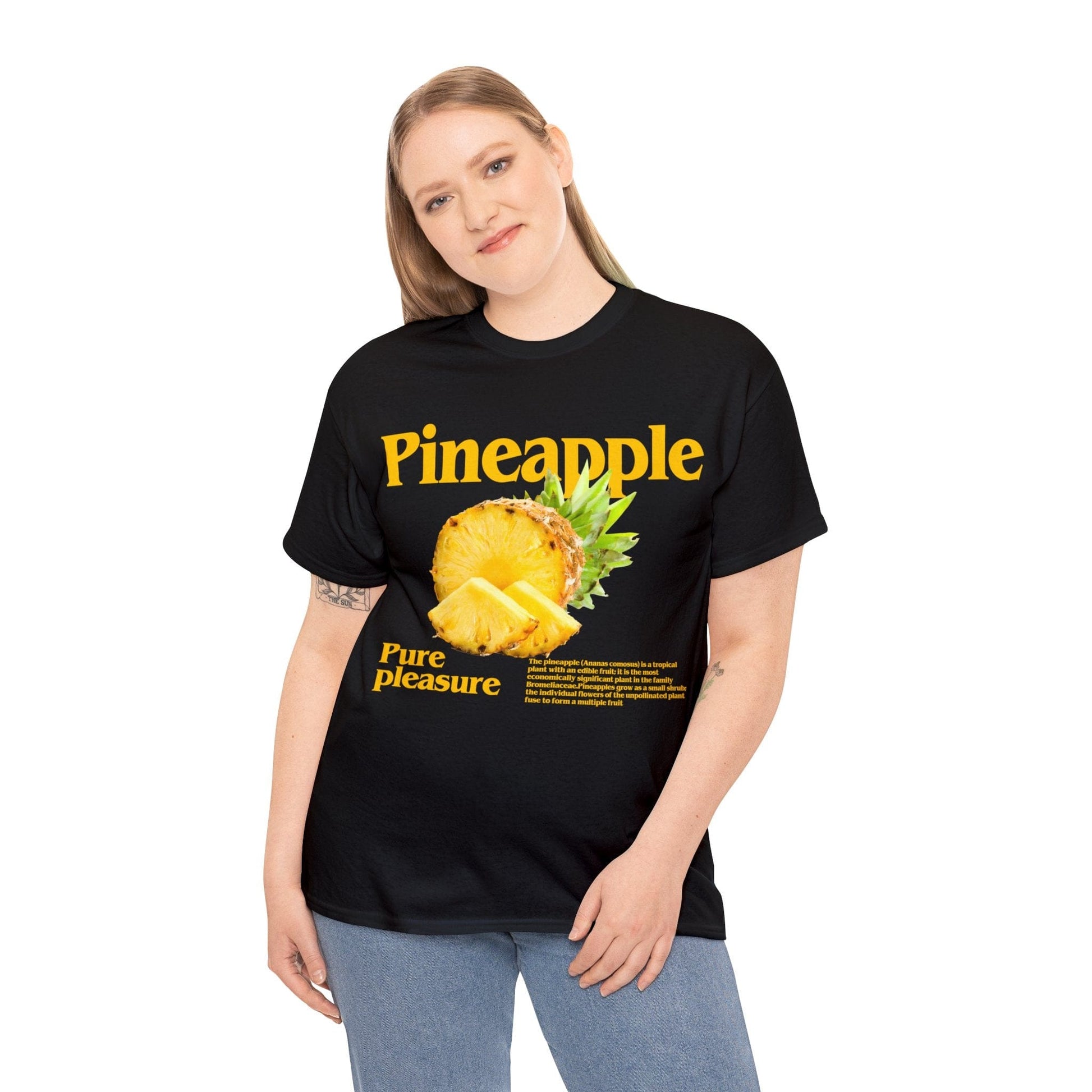 Pineapple Pure Pleasure Graphic Tee Graphic Tees Australia Graphic T-Shirt Australia -  Cool Graphic T-Shirts Online -  Pineapple Pure Pleasure T-Shirt | Funny Graphic Tees Australia