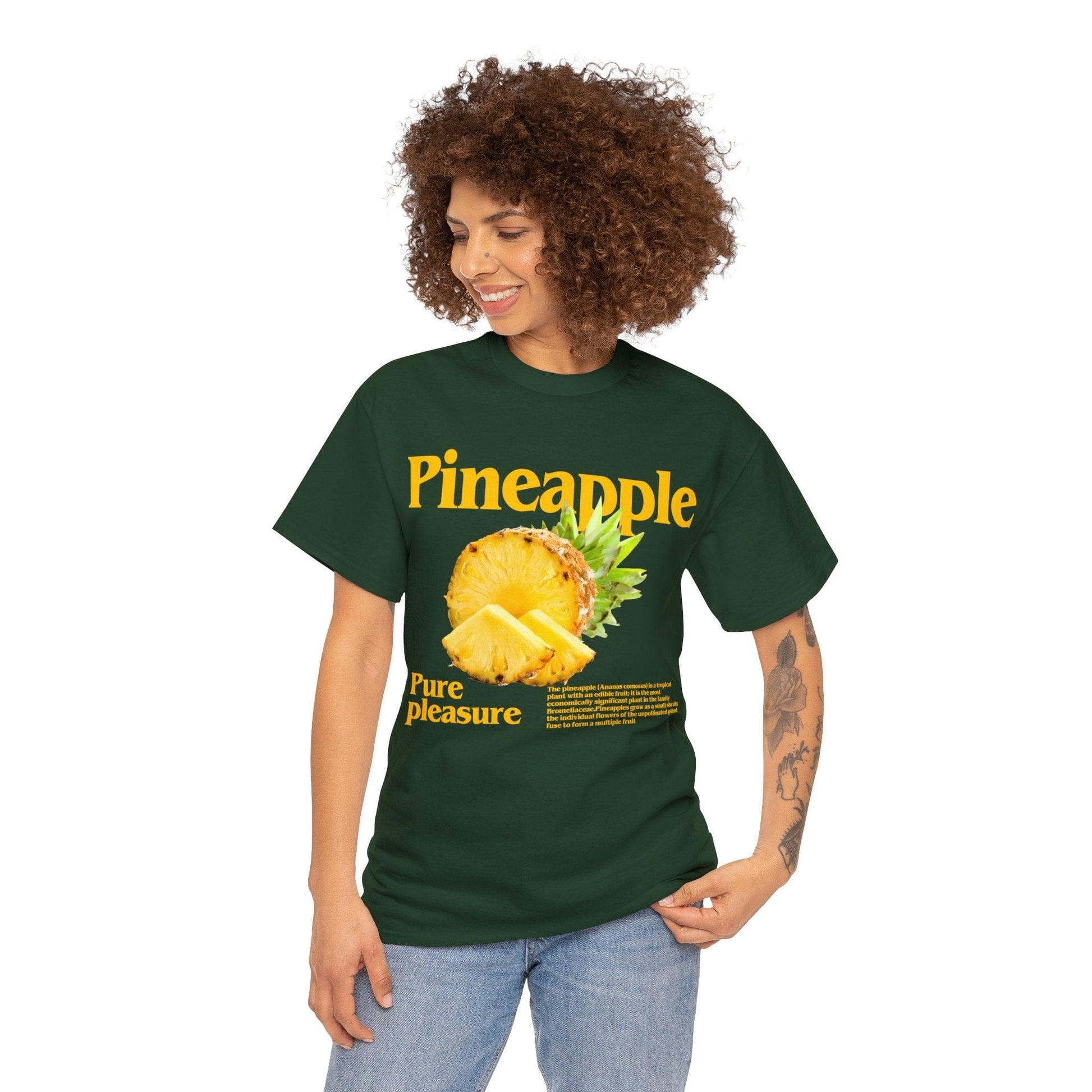 Pineapple Pure Pleasure Graphic Tee Graphic Tees Australia Graphic T-Shirt Australia -  Cool Graphic T-Shirts Online -  Pineapple Pure Pleasure T-Shirt | Funny Graphic Tees Australia