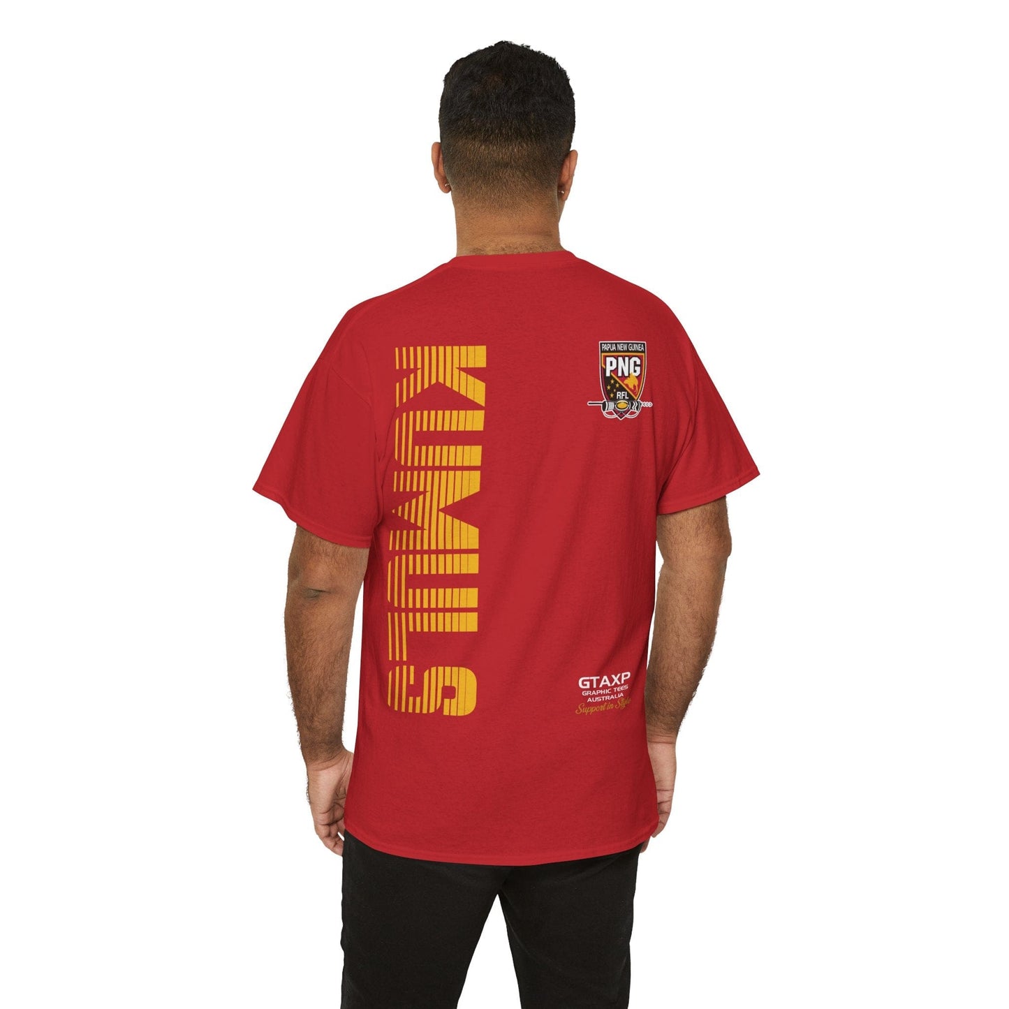 PNG Kumuls World Cup Graphic Tee Graphic Tees Australia Red / S Graphic T-Shirt Australia -  Cool Graphic T-Shirts Online -  PNG Kumuls World Cup T-Shirt | PNG Kumuls Merch