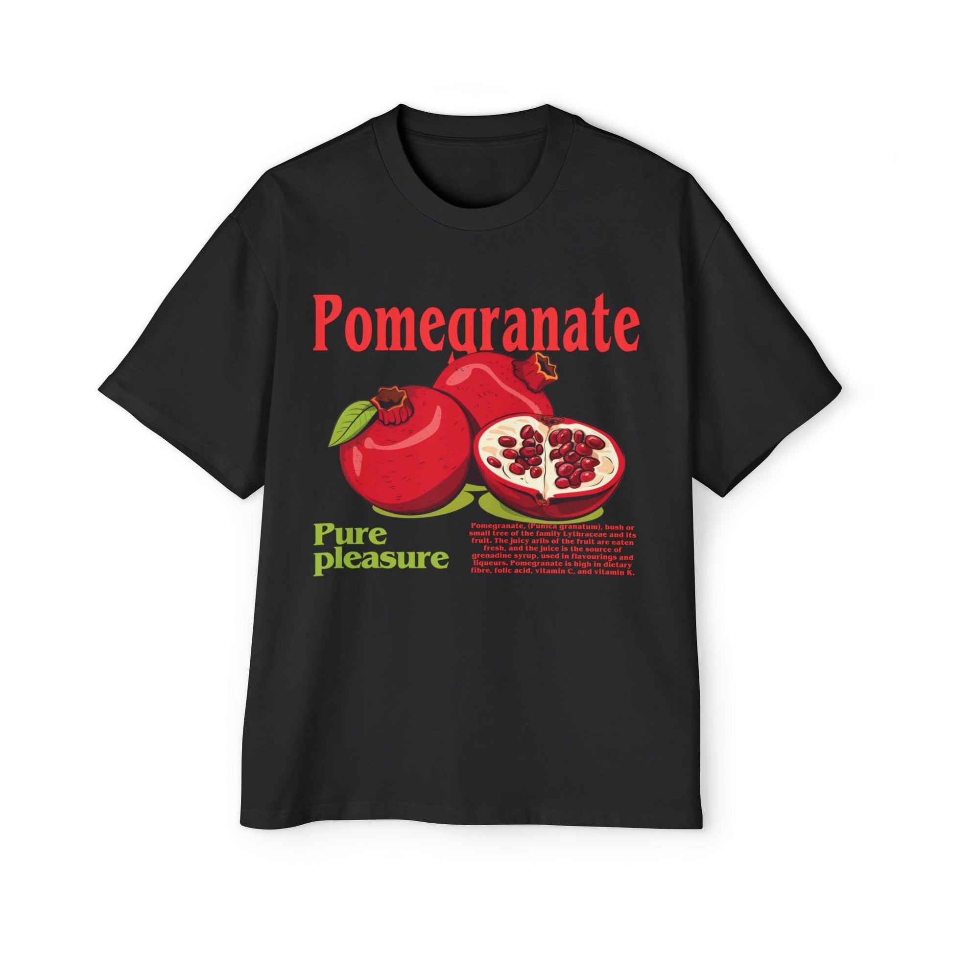 Pomegranate Oversized Tee Graphic Tees Australia Graphic T-Shirt Australia -  Cool Graphic T-Shirts Online -  Pomegranate Oversized Tee | Fruit Graphic Tees